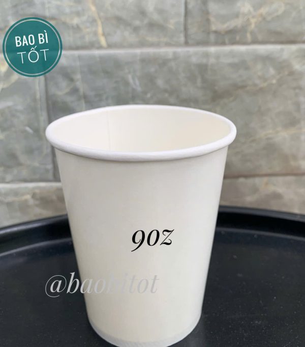Ly giấy trắng 90z