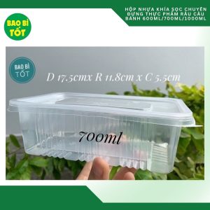Hộp nhựa sọc THH 700ml