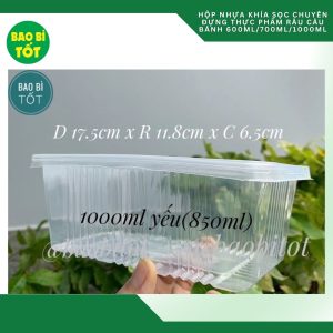Hộp nhựa sọc THH 850ml