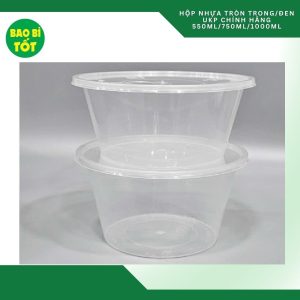 Hộp thực phẩm tròn trong UKP 1000ml
