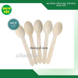 Muỗng gỗ 16cm