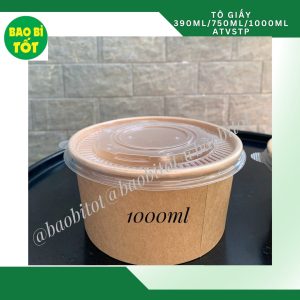 Tô giấy nâu UKP 1000ml