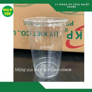 Ly nhựa PP 500ml UKP