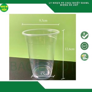Ly nhựa PP 500ml UKP